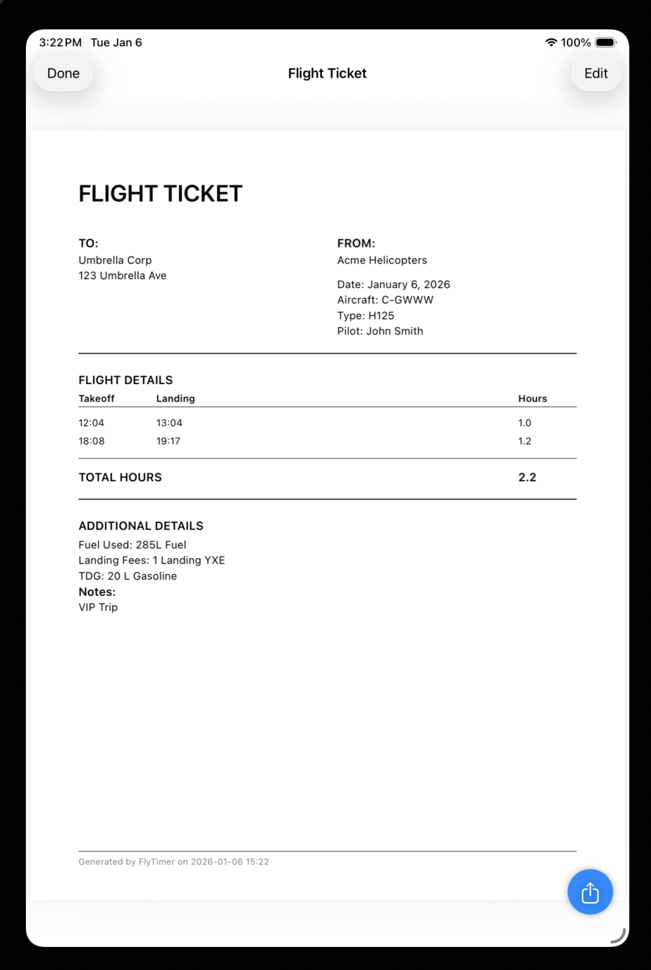Flight Ticket