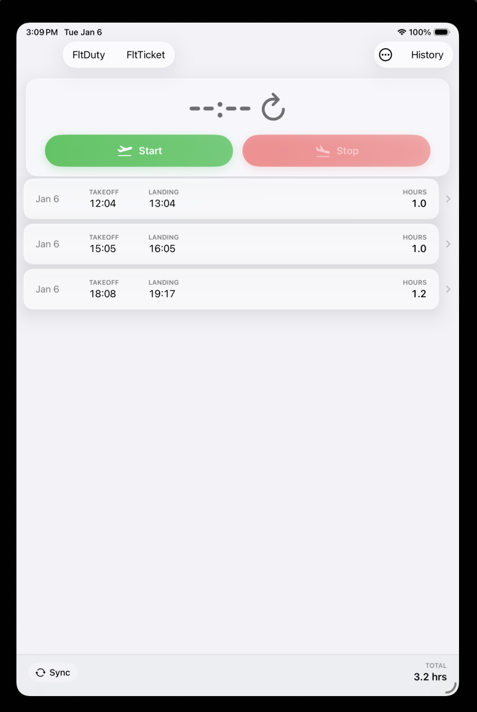 Flight Timer